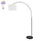 Jonathan Y Collier 70" Industrial Vintage Head-and-Height-Adjustable Iron LED Arc Floor Lamp w/Smart Bulb, Black JYL8504A - alternate 8