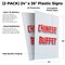 Signmission Chinese Buffet, Plastic Signs Only 24 Inch x 36 Inch, Corrugated Plastic, 2PK CSB-2436-2PACK-Chinese Buffet - alternate 2