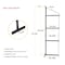 Mytee Products 4 Tier Shipping Container Shelving Bracket w/Hooks 19 inx77-1/2 in, 551lbs WLL, 4PK CNT-SHELF4x4 - alternate 8