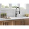 Delta Theodora Single-Handle Pull-Down Spring Kitchen Faucet 18804Z-BL-DST - alternate 7