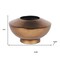 Homeroots 5" Antiqued Bronze Metal Table Vase 608349 - alternate 5