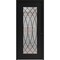 Vdomdoors Aluminum Door Iron 1600 Black Entry Steel Metal Classic Painted 36 x 80 (36 x 80)-Right Inswing IRON1600EXD-BLK-W36xH80-RH-I - alternate 1