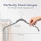 Serenelife Shirt Hangers, Heavy Duty Non-Slip Velvet Hangers with 360 degrees Swivel Hooks, Slim, 100PK SLSHGR100 - alternate 5