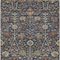 Homeroots 10' X 14' Navy Blue Brown And Red Floral Washable Indoor Outdoor Area Rug 603430 - alternate 9