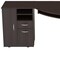 Homeroots 59" Espresso Corner Computer Desk With Two Drawers 249806 - alternate 8