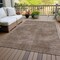 Homeroots 10' X 14' Brown Washable Indoor Outdoor Area Rug 598805 - alternate 9