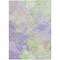 Homeroots 9' X 12' Lavender Mint Green And Beige Abstract Washable Indoor Outdoor Area Rug 618548 - alternate 9