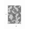 Homeroots 9' X 12' Gray And Ivory Abstract Washable Indoor Outdoor Area Rug 614543 - alternate 9