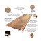 Waterlock Micromesh Flat Copper Frame & Brass Mesh Gutter Guard, 1ft Sample WM-FLT-001-CU - alternate 5