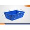 4Dock Stackable Plastic Storage Totes, 18 in x 13 in x 6 in, Blue, Plastic SAT001 - alternate 4