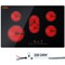Vevor 30 inch Built-in Electric Cooktop Radiant Ceramic Cooktop 5 Burners LT5-32 - alternate 1