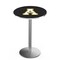 Holland Bar Stool Co 42" Stainless Steel Appalachian State Pub Table, 36" dia. Top L214S4236AppStU - alternate 1