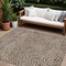 Homeroots 8' X 10' Brown And Beige Abstract Washable Indoor Outdoor Area Rug 599703 - alternate 1