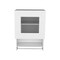 Homeroots 20" White Wall mounted Accent Cabinet With One Shelf 526167 - alternate 1