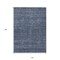 Homeroots 10' X 14' Navy Blue And Ivory Geometric Washable Indoor Outdoor Area Rug 605595 - alternate 9