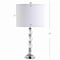 Jonathan Y Paul 26" Crystal/Metal LED Table Lamp, Clear/Chrome, 2PK JYL5041A-SET2 - alternate 12