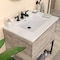 Whitehaus Collection 31 in Countertop Vanity Sink with Integrated Rectangular Bowl, Faucet Drilling and Overflow WHCS3122-3H - alternate 7
