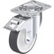 Blickle Swivel Plate Caster, PU, 6", Brake, Caster Wheel/Tread Material: Nylon/Thermoplastic Polyurethane LH-POTH 150K-16-FI - alternate 1