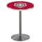 Holland Bar Stool Co 42" Stainless Steel New Mexico Pub Table, 36" dia. Top L214S4236NewMex - alternate 1