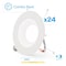 Infibrite 6 In. Retrofit 3000K Warm White LED Recessed Light 12W 1100LM, Dimmable, Wet Rated, 24PK IB-006-3-12W-WH-24PK - alternate 1