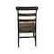 Homeroots Set of Two Dark Brown Wood Ladder Back Dining Side Chairs 522052 - alternate 9
