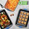 Nutrichef 3-Piece Baking Pan Set, Gray NCRL3SGRY - alternate 5