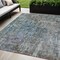 Homeroots 5' X 8' Fern Green Abstract Washable Indoor Outdoor Area Rug 607867 - alternate 1