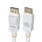 Startech.Com 6ft White VESA Certified DisplayPort 1.2 Cable, 4K 60Hz, Latching DP Connectors DP12-CABLE-6FTW - alternate 1