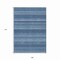 Homeroots 9' X 12' Denim Blue And Sky Blue Striped Washable Indoor Outdoor Area Rug 610586 - alternate 9