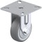 Zoro Select Plate Caster, Rigid, Rubber, 2 13/16"H BPA-TPA 50KF - alternate 1