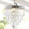 Jonathan Y Wyatt 12" 2-Light Crystal LED Chandelier, Polished Nickel/Clear JYL9006A - alternate 13