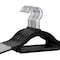 Elama Home 50 Piece Plastic Non Slip Hanger in Black and Gray ELH-006-BKGR - alternate 8