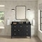 James Martin Vanities Lorelai 48" Single Vanity, Black Onyx, w/ 3 CM Phantome Eclos Top 424-V48-BKO-3PHT - alternate 9