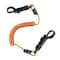 Ergodyne M Orange and Black Coil Lanyard Dual Swivel Hooks, 3PK 3152M - alternate 1