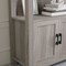 Martha Stewart Hutton Four Tier Shaker Style Bookcase with Storage Cabinet in Gray Washed Wood with Oil Rubbed Bronze Hardware ZG-053-GY-BK-MS - alternate 9