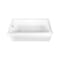 Kingston Brass 66-Inch Acrylic Rectangular 3-Wall Alcove Tub Combo with Waste and Overflow Drain, Left Hand Drain CVTAP663222L6 - alternate 1