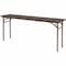 Lorell Folding Table, Rectangular, 5/8" Thick Top, 72"x18", MY LLR60727 - alternate 4