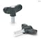 Elesa Thumb Screw, M6-20 Thread Size, Wing, Zinc Plated Steel, 24 mm Head Ht, 20 mm Lg EWN-p - alternate 2