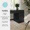 Martha Stewart Kayden Single-Drawer Desk w/3 Drawer File Cabinet in Black w/Oil Rubbed Bronze Hardware KHO-23042-TBFC-BK-BK-MS - alternate 10