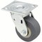 Zoro Select Plate Caster, Swivel, Rubber, 6 1/2"H P21S-PRP050R-14-DL - alternate 1