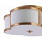 Jonathan Y Quatrefoil 18" Scalloped Shade Metal Classic Glam LED Flush Mount, Brass Gold JYL9508B - alternate 9