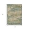 Homeroots 5' X 8' Pale Aqua And Khaki Abstract Washable Indoor Outdoor Area Rug 630934 - alternate 9