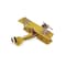 Homeroots 4" Yellow and Red Metal Hand Painted 1918 Yellow Curtiss JN-4 Model Airplane 489415 - alternate 6
