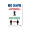 Signmission PSA, Be Safe Coronavirus Is Highly Contagious, 24in X 18in Rigid Plastic, OS-NS-P-1824-25456 OS-NS-P-1824-25456 - alternate 1