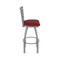 Holland Bar Stool Co 410 Jackie Stainless Steel 36in Swivel Bar Stool with Graph Ruby Seat 41036SS016 - alternate 9