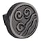 Brixwell Modern Motif Round Cabinet Knob For Kitchen And Cabinet Hardware 1-1/8 in Dia Pewter BXB8444PWT - alternate 1