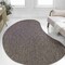 Jonathan Y Evan Modern Rustic Organic Curve Brown 5 ft. x 8 ft. Indoor/Outdoor Shaped Area Rug SHP102E-5 - alternate 8