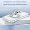 Alpha Digital Galaxy S25 Case w/ Magnetic Ring Stand- Full Protection, Soft Flex -360 shockproof S25-CLEAR - alternate 8