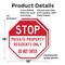 Signmission Stop Private Property Residents Onl, 18 inch X 18 inch, Plastic Sign, 2PK OC-P-2PACK-18-307 - alternate 6