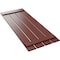 Ekena Millwork True Fit PVC Four Board Spaced Board-n-Batten Shutters, Pepper Red , 23W x 36H, PR TFP101SBF23X036MR - alternate 11